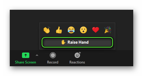 Raise Hand on PC