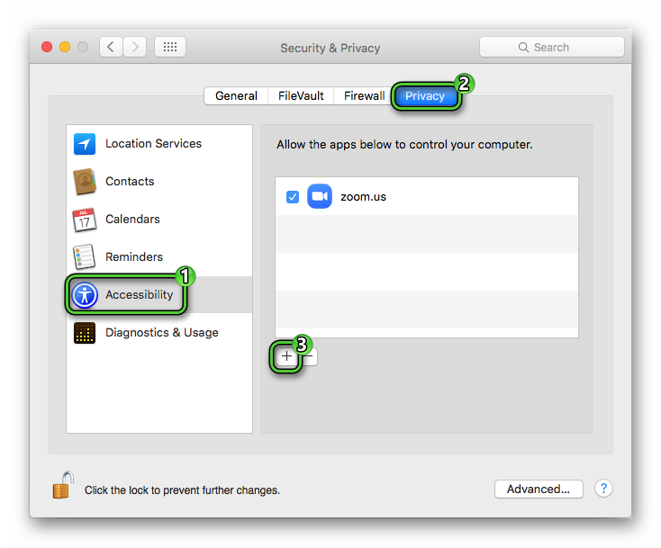 Add remote access program for Mac OS