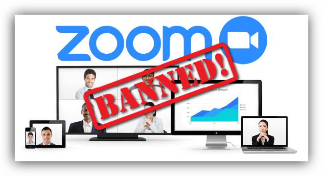 Ban in Zoom image