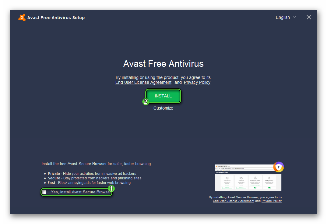 Install Avast Free Antivirus